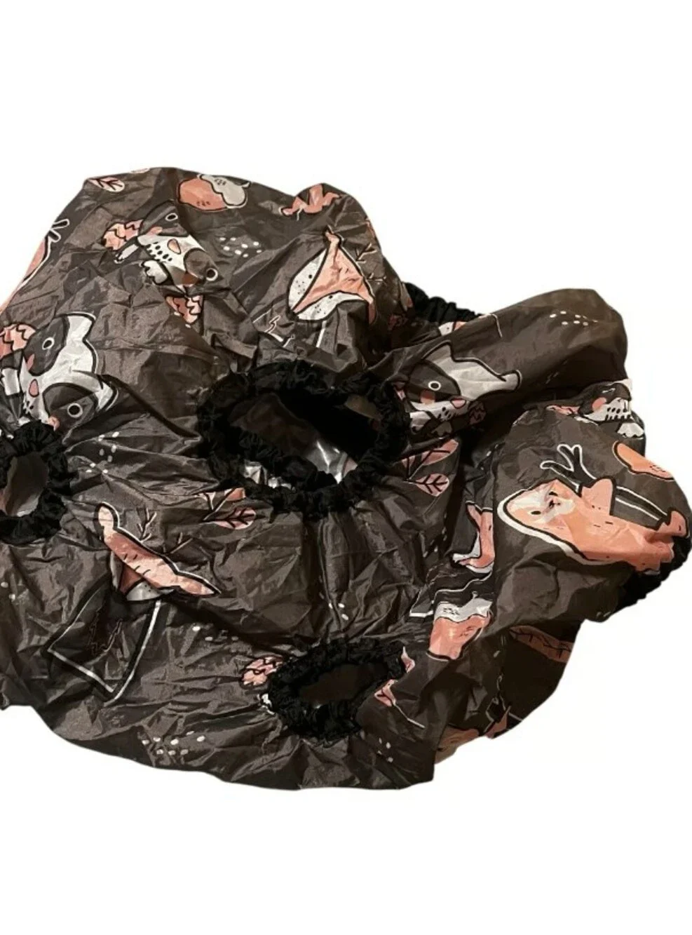 Grabease Coverall Bib Waterproof Long Sleeve Feeding Smock Woodland Animals